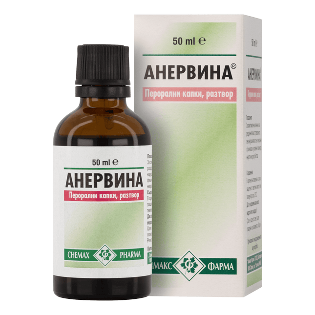 Anervina gotas sedantes a base de hierbas, 50 ml