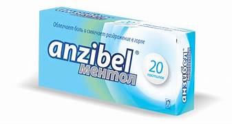 Anzibel menthol product packaging on a white background