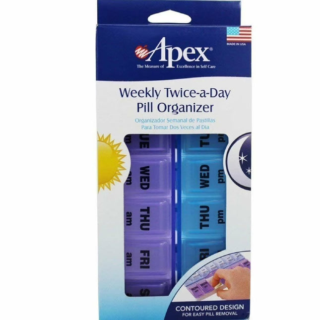 Apex, Apex Pill Organizer, Weekly Pill Organizer, AM PM Pill Organizer, Twice A Day Pill Organizer, Weekly Medication Organizer, Pill Box, Pill Case, Medication Reminder, Vitamin Organizer, Supplement Organizer, Travel Pill Organizer, Medication Storage, Daily Pill Planner, Weekly Pill Box, Senior Care, Caregiver Supplies, Medication Management, Health Organizer, Portable Pill Organizer, Апекс, Органайзер Для Таблеток, Таблетница, Недельный Органайзер Для Лекарств, Контейнер Для Таблеток, Органайзер AM PM, 
