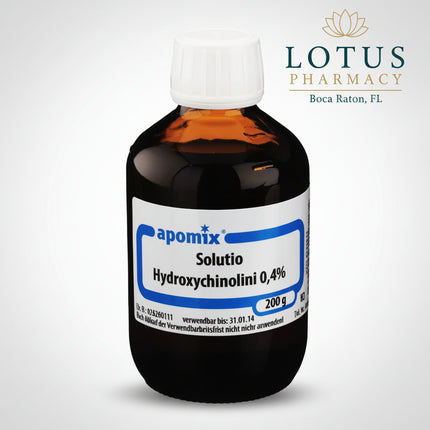 Apomix® Solutio Hydroxyquinolini 0.4% is a&nbsp;topical antiseptic solution that contains a hydroxyquinoline derivative with antibacterial and antifungal properties. This formulation is intended for external application on the skin and mucous membranes to help inhibit the growth of bacteria and fungi, support wound cleansing, and reduce the risk of secondary infection in minor skin and mucosal lesions.