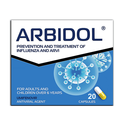 Arbidol 100mg 20 caps