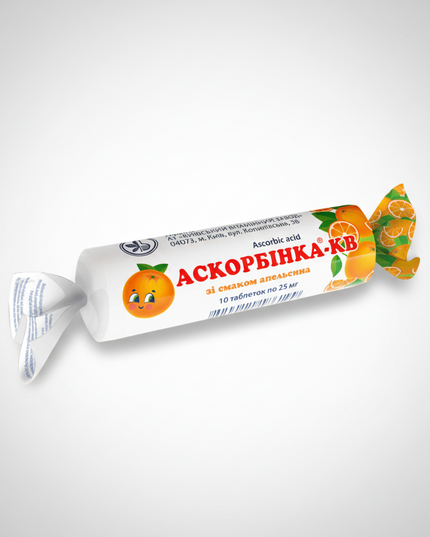 Ascorbic Acid "Askorbinka", 10 Tab