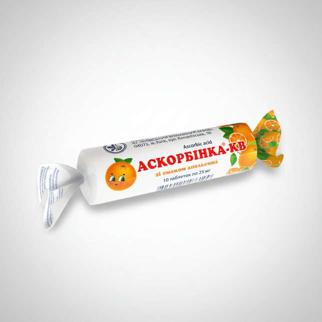 Ascorbic Acid "Askorbinka", 10 Tab