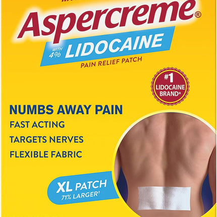 Aspercreme, Aspercreme Lidocaine Patch, Lidocaine Patch, Lidocaine 4%, Pain Relief Patch, XL Pain Patch, Back Pain Relief, Neck Pain Relief, Shoulder Pain Relief, Joint Pain Relief, Arthritis Pain Relief, Muscle Pain Relief, Topical Analgesic, Numbing Patch, Pain Management, Muscle Strain Relief, Sprain Relief, Odor Free Patch, Localized Pain Relief, First Aid, Асперкрем, Лидокаин Пластырь, Лидокаин 4%, Обезболивающий Пластырь, Боль В Спине, Боль В Шее, Боль В Суставах, Артрит, Мышечная Боль, Обезболивание,