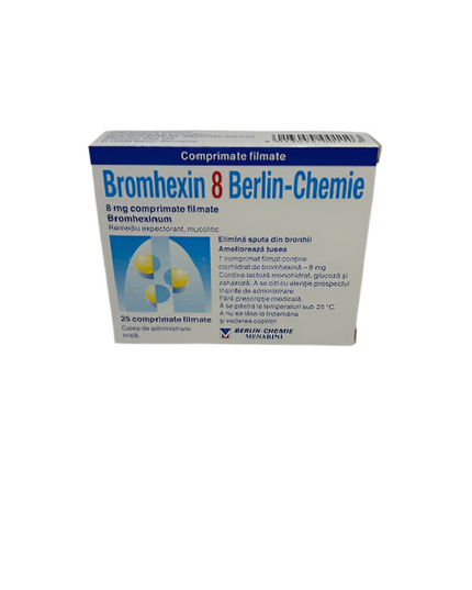 BROMHEXINE 8 Berlin-Chemie 20-25ct
