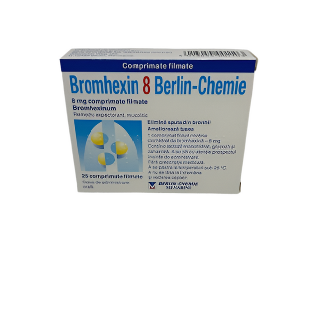 BROMHEXINE 8 Berlin-Chemie 20-25ct