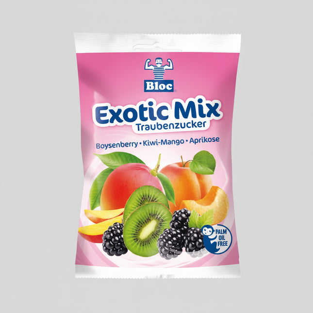BLOC Traubenzucker are glucose (dextrose) tablets designed to provide a rapid source of energy.
They are commonly used to support mental performance, concentration, and physical activity, especially during periods of increased demand such as work, study, travel, or sports