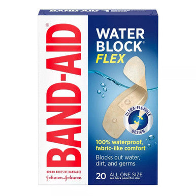 Band Aid, Band-Aid, Water Block Flex, Waterproof Bandages, Waterproof Adhesive Bandages, Adhesive Bandages, Wound Care, First Aid, Cut Care, Scrape Care, Waterproof Wound Protection, Sterile Bandages, Flexible Bandages, Water Resistant Bandages, Travel First Aid, Family First Aid, Minor Cuts, Abrasions, Blister Protection, Everyday Wound Care, Банд Эйд, Водонепроницаемый Пластырь, Лейкопластырь, Первая Помощь, Уход За Ранами, Защита Ран, Пластырь Для Порезов, Стерильный Пластырь, Водостойкий Пластырь, Аптеч
