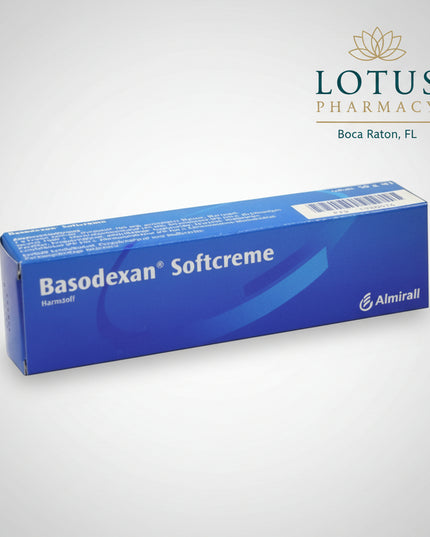 Basodexan Softcreme is a German medicated skin cream containing 10% urea (100 mg/g). It is designed for the supportive treatment of dry, rough, and scaly skin conditions and helps improve skin hydration while softening excessive keratin buildup.