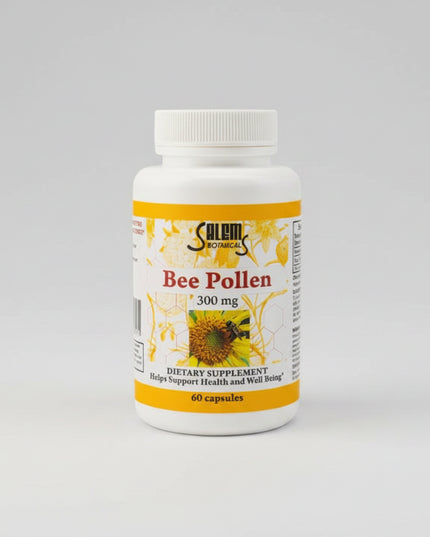 Bee pollen is a natural superfood collected by bees from flowering plants and is rich in vitamins, minerals, amino acids, enzymes, and antioxidants. It is traditionally used to support energy levels, immune function, and overall vitality. Bee pollen is also known to support metabolism, digestion, and physical endurance.