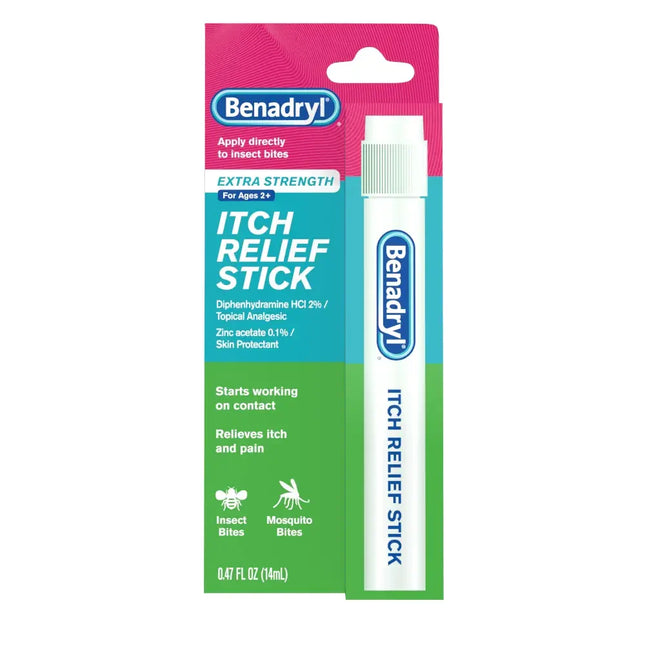 Benadryl, Benadryl Itch Relief Stick, Extra Strength Benadryl, Anti Itch Stick, Diphenhydramine HCl, Zinc Acetate, Bug Bite Relief, Mosquito Bite Relief, Poison Ivy Relief, Poison Oak Relief, Poison Sumac Relief, Skin Irritation Relief, Sunburn Relief, First Aid, Anti Itch Treatment, Outdoor Essentials, Itch Relief Stick, Travel First Aid, Skin Protectant, Family First Aid, Бенадрил, Стик От Зуда, Дифенгидрамин, Укус Насекомого, Укус Комара, Средство От Зуда, Ядовитый Плющ, Раздражение Кожи, Первая Помощь, 