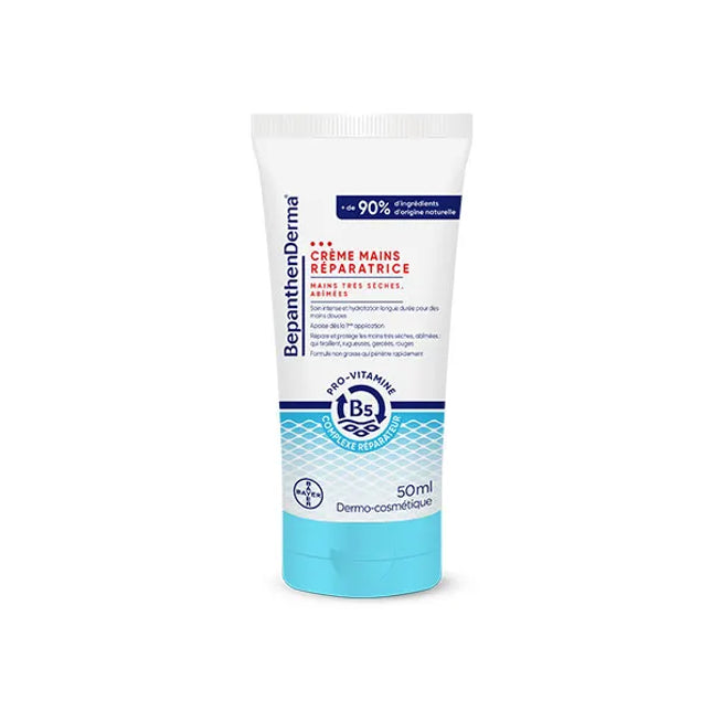 BeaphanthenDerma hand cream tube on a white background