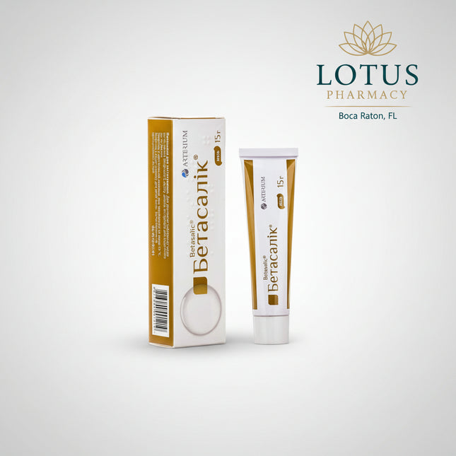 Betasalik Ointment is a&nbsp;combination topical medication that contains a corticosteroid (betamethasone dipropionate)and a keratolytic agent (salicylic acid). It is designed for the treatment of corticosteroid-responsive dermatologic conditions, especially those accompanied by thickened, scaly, or hyperkeratotic skin.