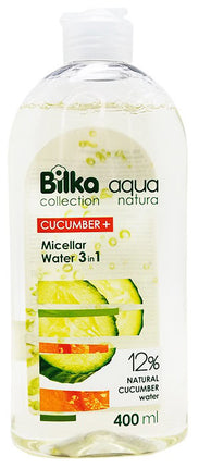 Agua Micelar Bilka 3 en 1 Aqua Natura 400 ml (Билка Мицеллярная Вода 3-в-1)