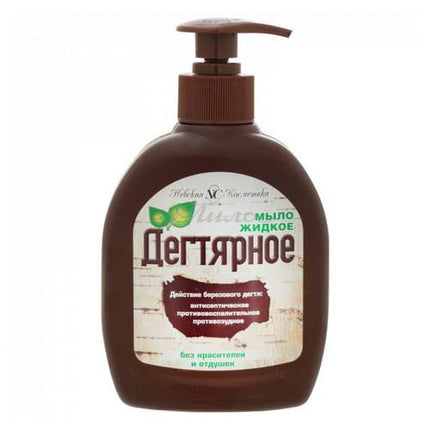 Birch Tar Ecological Liquid Soap – Nevskaya Cosmetics, 300 ml