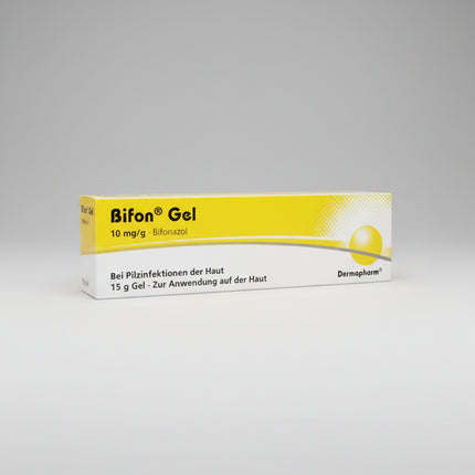 Bison Gel 15 g is a topical antifungal medicine containing bifonazole, a broad-spectrum antifungal active ingredient used for the treatment of fungal infections (mycoses) of the skin.&nbsp;

Bifonazole penetrates the affected layers of the skin and inhibits the growth of susceptible fungi. The gel formulation is particularly convenient for application to areas such as the feet, between the toes, hands, body, and skin folds.