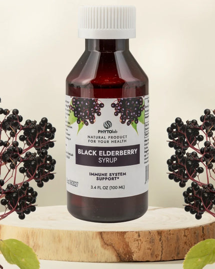 Black Elderberry (Buzina) Syrup is a natural herbal supplement made from the berries of Black Elder (Sambucus nigra), a plant traditionally used in European folk medicine for centuries. Elderberries are naturally rich in anthocyanins, flavonoids, vitamin C, and other antioxidants, making them a popular choice for supporting overall wellness, immune health, and respiratory comfort.