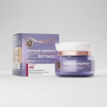 Black Pearl’s retinol night cream from the 46+ beauty program is designed to support skin renewal, firmness, and elasticity for mature skin. It aims to activate the skin’s own anti‑aging processes during the night, helping combat deeper wrinkles and thinner skin that appear with age. The formula is positioned to promote production of collagen, elastin, and hyaluronic acid, supporting the skin’s barrier and youthful structure.&nbsp;
Works well for face, neck, and decollete; suited to users looking for a budg