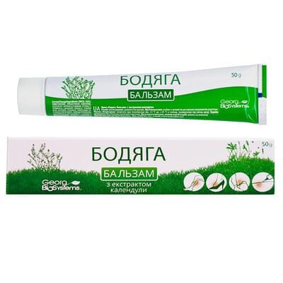 Bodyaga Balm with Calendula Extract, 50 g  Topical Soothing Balm for Bruises, Skin Recovery & Irritation Relief