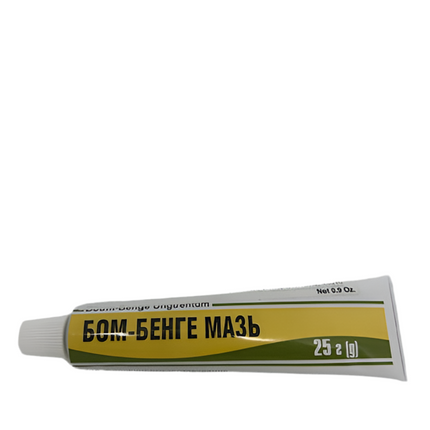 Tube of BOM-BENGE MASH on a white background