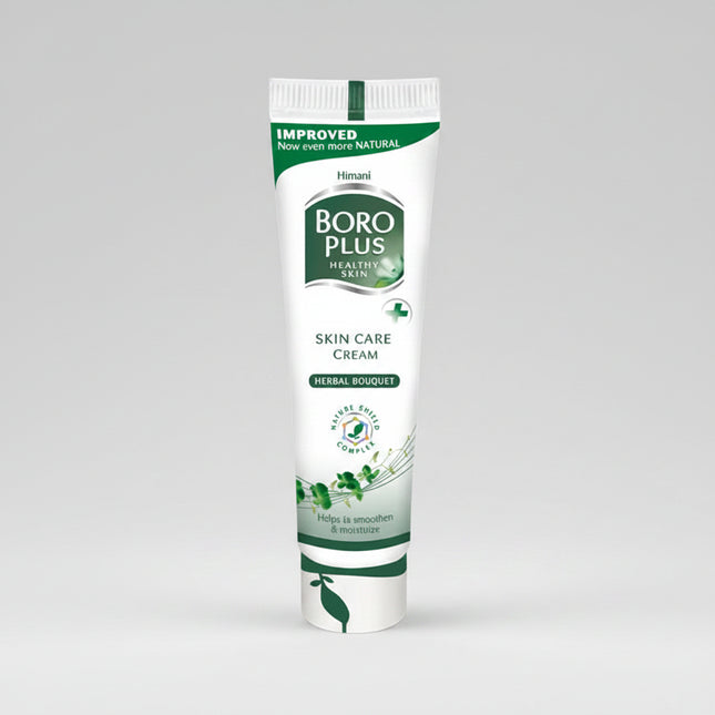 Boro Plus Cream is a herbal antiseptic skin care cream formulated with natural plant-based ingredients known for their soothing and protective properties. The formula helps cleanse the skin, support skin comfort, and maintain healthy-looking skin