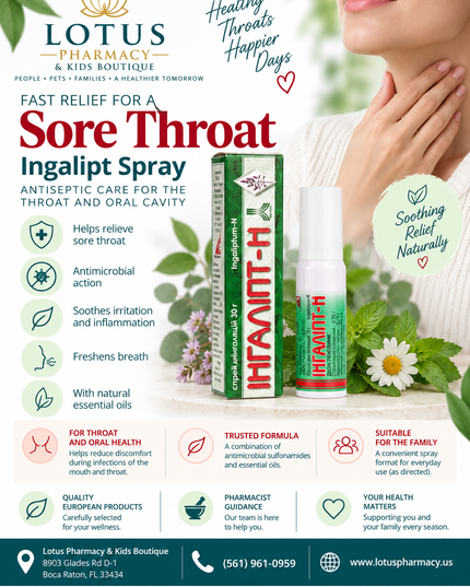 Ingalipt Throat Spray 30 ml