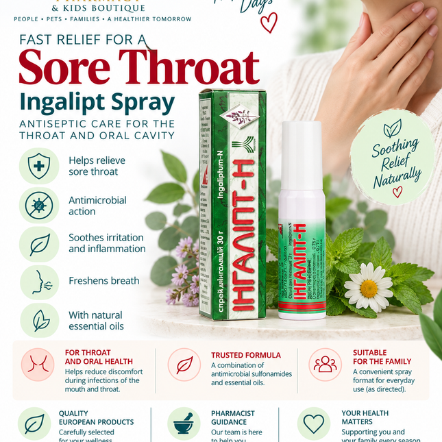 Ingalipt Throat Spray 30 ml