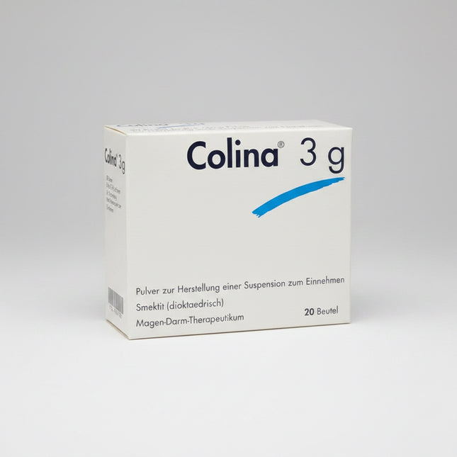 COLINA is a gastrointestinal adsorbent used for short-term management of acute diarrhea and intestinal discomfort. It works by binding toxins, bacteria, and harmful substances in the digestive tract while forming a protective layer on the intestinal mucosa. This helps normalize stool consistency and supports recovery of the gastrointestinal lining.