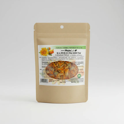 Calendula Flower contains dried calendula blossoms (Calendula officinalis), traditionally used in herbal wellness practices for teas, rinses, and topical herbal preparations. Calendula is valued for its soothing botanical properties and has long been used in European herbal traditions for skin, throat, and digestive support.