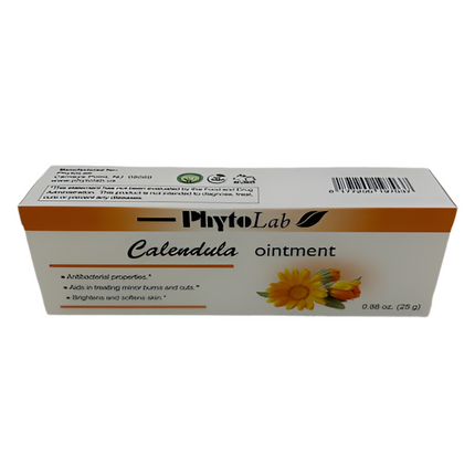 Box of PhytoLab Calendula ointment on a white background
