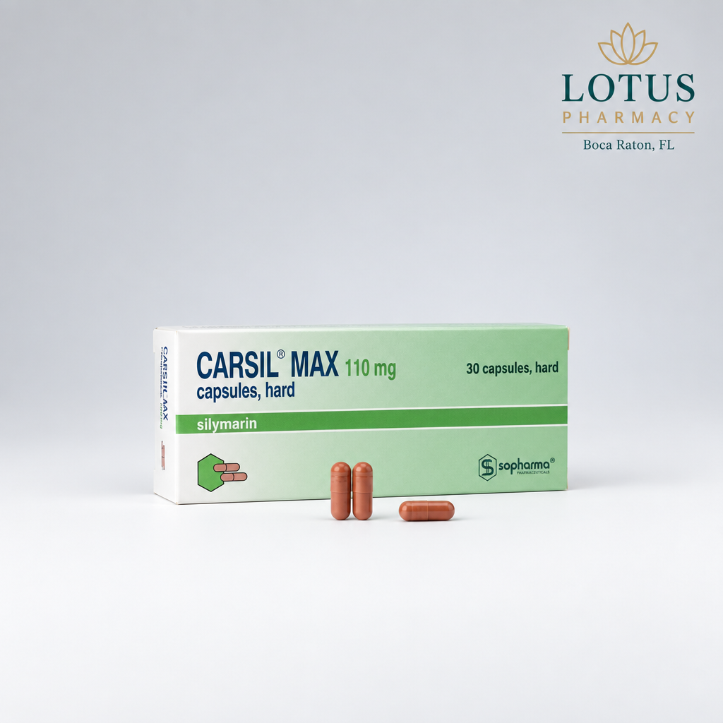 Carsil Max 110 Mg – 30 Capsules – Lotus Pharmacy & Kids Boutique