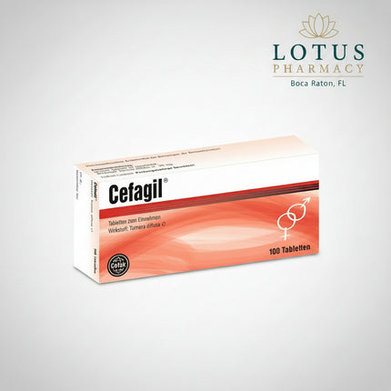 Cefagil® Tablets are a German homeopathic medicinal product from Cefak KG containing Turnera diffusa (Damiana) mother tincture – 25 mg per tablet.

According to the official German product information, Cefagil is a homeopathic medicine for disorders of sexual function, with the registered homeopathic indication “sexual weakness” (sexuelle Schwäche). It is intended for adults and can be used by both men and women.

Damiana (Turnera diffusa) has a long history of traditional use in preparations associated wit