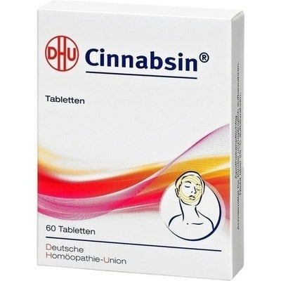 Cinnabsin packaging with DHU logo on a white background