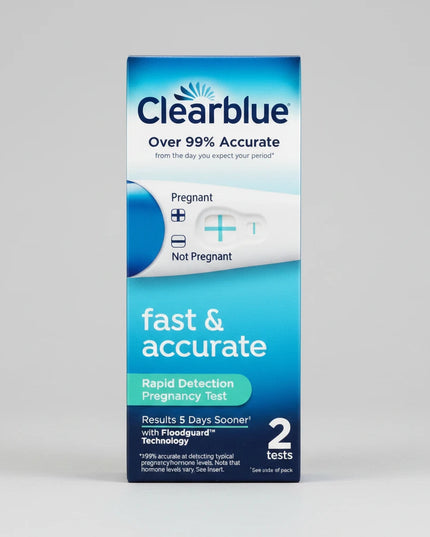 Clearblue 2-test rapid pregnancy test 