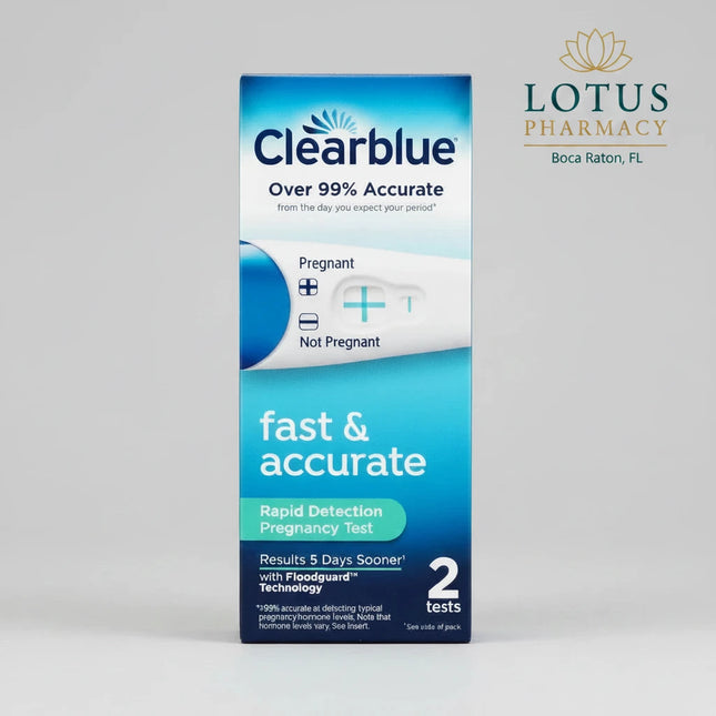 Clearblue 2-test rapid pregnancy test 