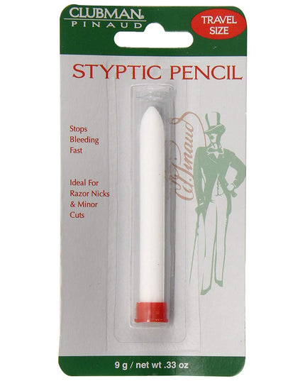 Clubman, Clubman Pinaud, Styptic Pencil, Travel Styptic Pencil, Razor Nick Relief, Shaving Cuts, After Shave Care, Shaving Accessory, Minor Cuts, Barber Supplies, Aluminum Sulfate, Nick Relief, Wet Shaving, Grooming Essentials, Men's Grooming, First Aid, Travel Size, Clubman Styptic Pencil, Пинауд, Кровоостанавливающий Карандаш, Порезы После Бритья, Средство После Бритья, Clubman, Lápiz Estíptico, Cortes De Afeitado, Primeros Auxilios, Accesorios De Afeitado, Cuidado Masculino.