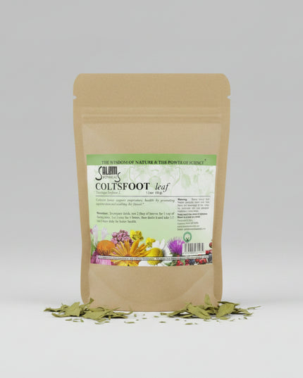 Coltsfoot Leaf is a traditional herbal remedy derived from the leaves of Tussilago farfara, widely used in herbal practice to support respiratory health and throat comfort.