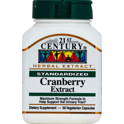 21st Century Cranberry Extract Capsules for Urinary Tract Health & Antioxidant Support – 60 Capsules