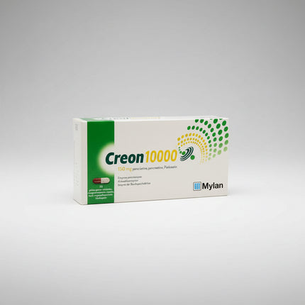 creon, creon 10000, creon 25000, creon 35000, pancreatin, pancreatic enzymes, pancreatic enzyme replacement, digestive enzymes, lipase, protease, amylase, pancreatic insufficiency, exocrine pancreatic insufficiency, digestion support, nutrient absorption, chronic pancreatitis, cystic fibrosis, gastrointestinal health, european pharmacy, креон, креон 10000, креон 25000, креон 35000, панкреатин, ферменты поджелудочной железы, пищеварительные ферменты, недостаточность поджелудочной железы, пищеварение, липаза,
