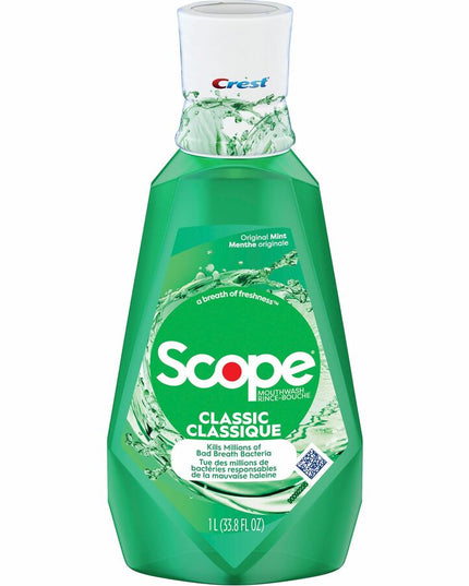 Crest Scope, Scope Classic, Crest Mouthwash, Original Mint Mouthwash, Antibacterial Mouthwash, Cetylpyridinium Chloride, Fresh Breath, Bad Breath, Oral Rinse, Mouth Rinse, Oral Care, Dental Care, Plaque Bacteria, Mint Mouthwash, Daily Oral Hygiene, Procter & Gamble, Mouth Freshener, Mouthwash Original Mint, Crest Scope Original, Mouth Hygiene, Крест Скоуп, Ополаскиватель Для Полости Рта, Освежитель Дыхания, Антибактериальный Ополаскиватель, Уход За Полостью Рта, Crest Scope, Enjuague Bucal, Enjuague Antibac