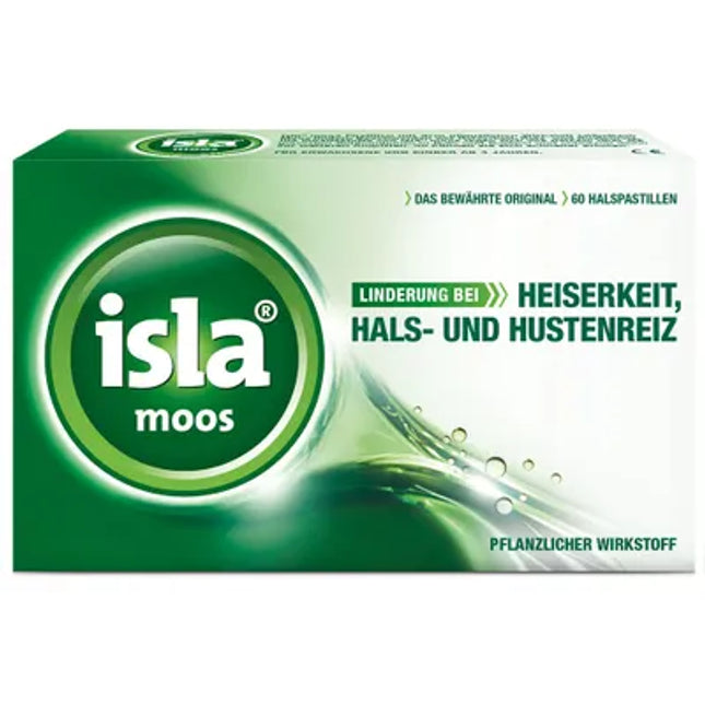 Isla Moos 60 throat lozenges