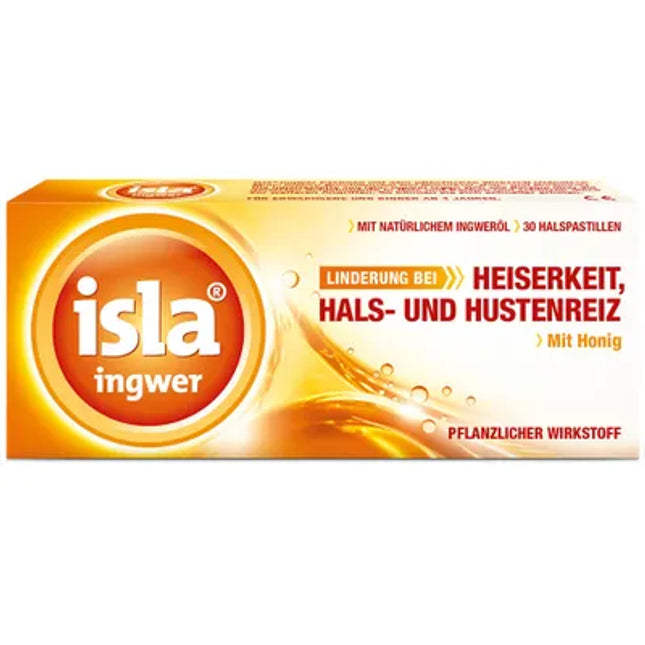 Isla Ginger throat 30 lozenges