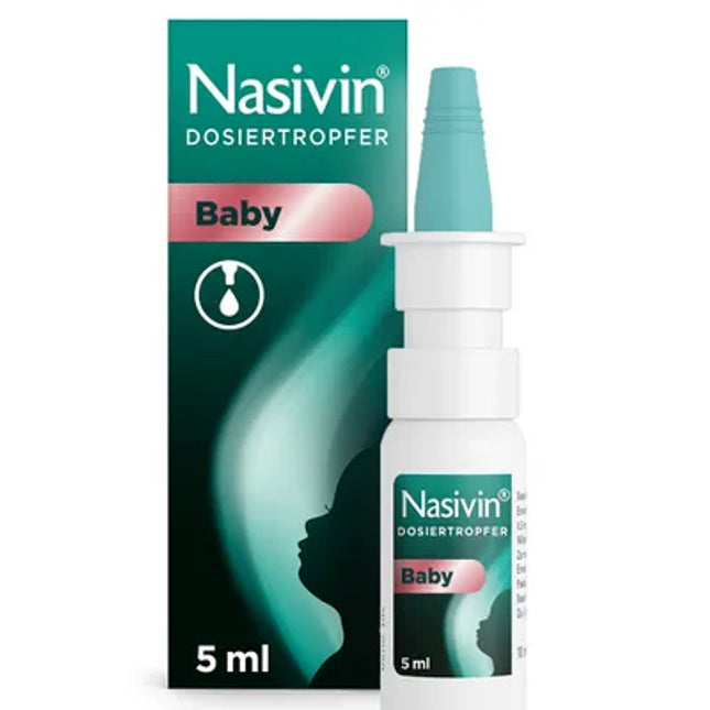 Nasivin® Dosing Dropper Baby, relieves long-lasting blocked noses 5ml