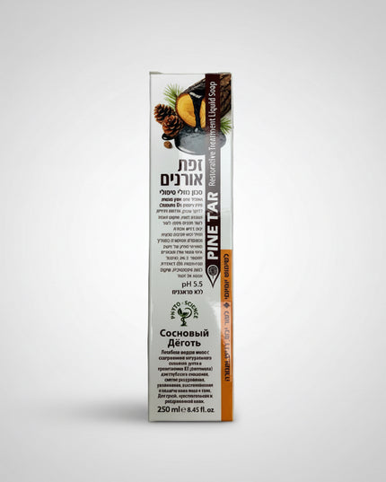 Dan Pharm Pine Tar Restorative Treatment Face & Body Liquid Soap is a nourishing cleansing formula enriched with pine tar extract and botanical ingredients traditionally used to support skin comfort and cleansing. This restorative liquid soap is designed for gentle everyday use on both the face and body, helping remove impurities while supporting the skin’s natural balance and softness.