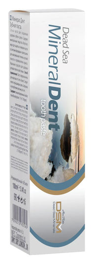 Dead Sea Mineral Dent Toothpaste (DSM) – 100 ml Mineral Toothpaste for Oral Care