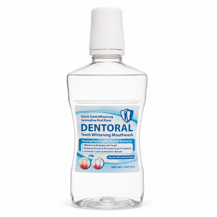 Dentoral Teeth Whitening Mouthwash 500 mL