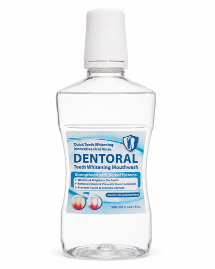 Dentoral Teeth Whitening Mouthwash 500 mL