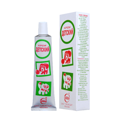 Detski Baby Skin Care Cream by Svoboda is a&nbsp;classic, gentle cream specially formulated to care for delicate and sensitive baby skin. It helps moisturize, soften, and protect the skin from everyday irritants such as dryness, diaper friction, cold weather, and external environmental factors.