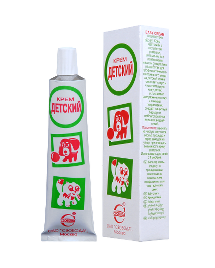 Detski Baby Skin Care Cream by Svoboda is a&nbsp;classic, gentle cream specially formulated to care for delicate and sensitive baby skin. It helps moisturize, soften, and protect the skin from everyday irritants such as dryness, diaper friction, cold weather, and external environmental factors.