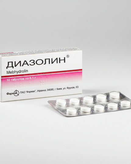 Diazolin is an&nbsp;antihistamine medication used to help relieve symptoms associated with allergic reactions. It works by blocking histamine receptors, helping reduce itching, swelling, sneezing, tearing, skin irritation, and nasal discomfort caused by allergens.

Diazolin is commonly used for seasonal and perennial allergies, food and medication reactions, and various allergic skin conditions. It provides effective symptom relief while being suitable for short-term or supportive allergy care when used as 